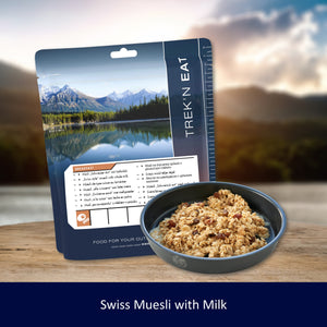 Trek'n Eat Swiss Muesli with Milk - Ready to Eat Meals